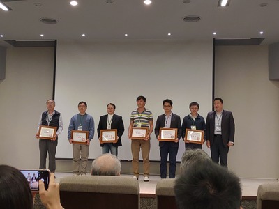 108年「中國統計學社論文獎」頒獎實況圖片